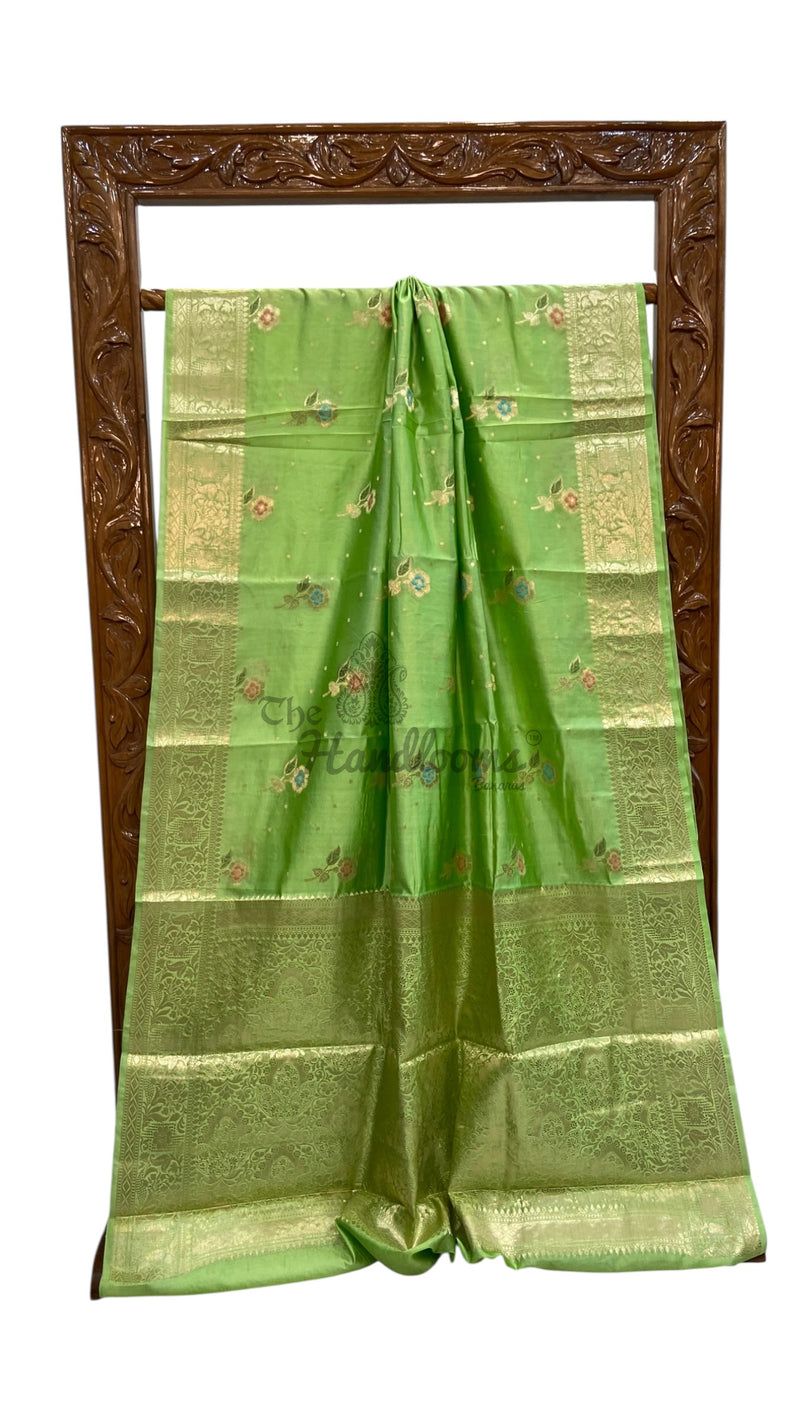 Pure Dupion Silk Banarasi Saree - The Handlooms
