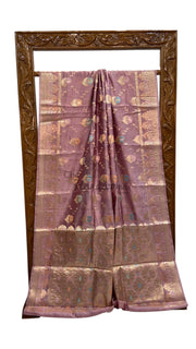 Pure Dupion Silk Banarasi Saree - The Handlooms