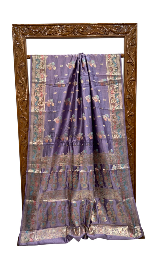 Pure Dupion Silk Banarasi Saree - The Handlooms