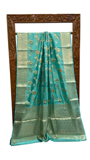 Pure Dupion Silk Banarasi Saree - The Handlooms