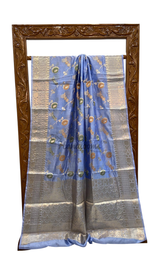 Pure Dupion Silk Banarasi Saree - The Handlooms