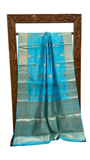 Pure Dupion Silk Banarasi Saree - The Handlooms