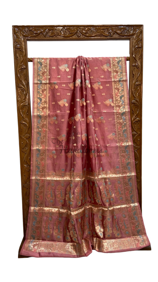 Pure Dupion Silk Banarasi Saree - The Handlooms