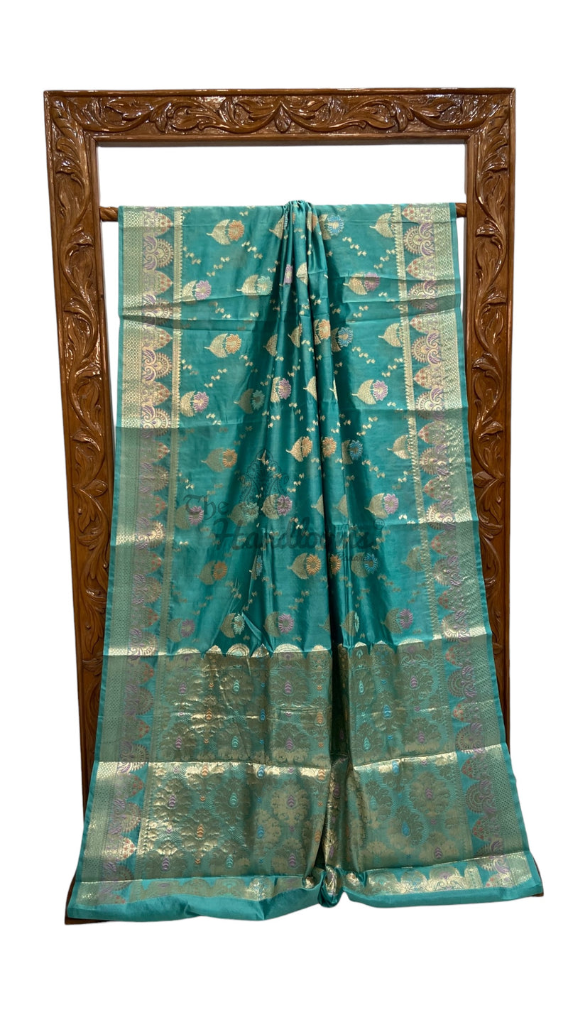 Pure Dupion Silk Banarasi Saree - The Handlooms
