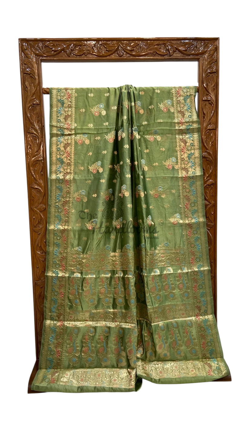 Pure Dupion Silk Banarasi Saree