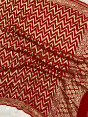 Pure Khaddi Georgette Handloom Dupatta - The Handlooms