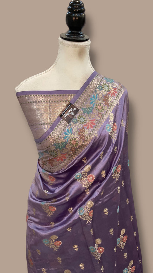 Pure Dupion Silk Banarasi Saree - The Handlooms