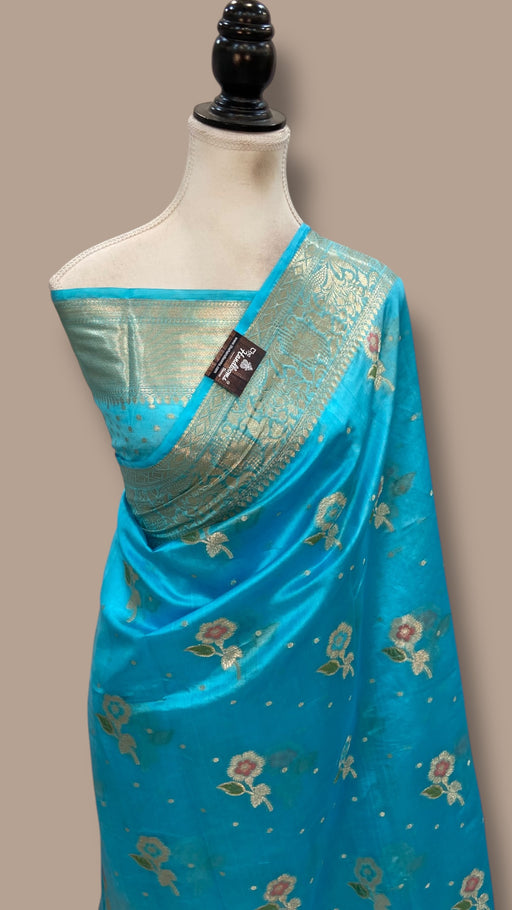 Pure Dupion Silk Banarasi Saree - The Handlooms