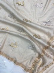 Pure Moonga handloom Dupatta - The Handlooms