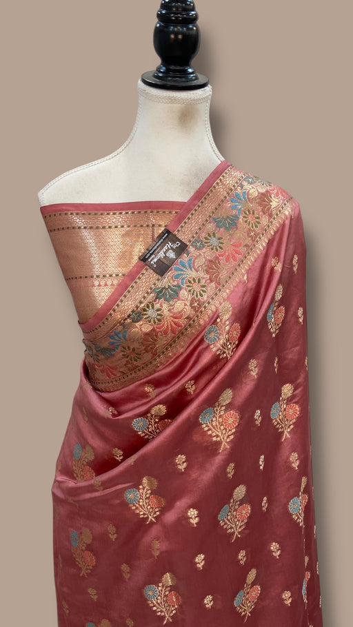 Pure Dupion Silk Banarasi Saree - The Handlooms