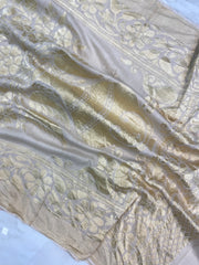 Pure Moonga  handloom Dupatta - The Handlooms