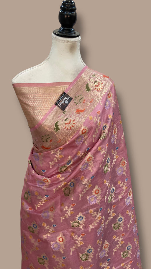 Pure Tussar Silk Handloom Banarasi Saree - The Handlooms