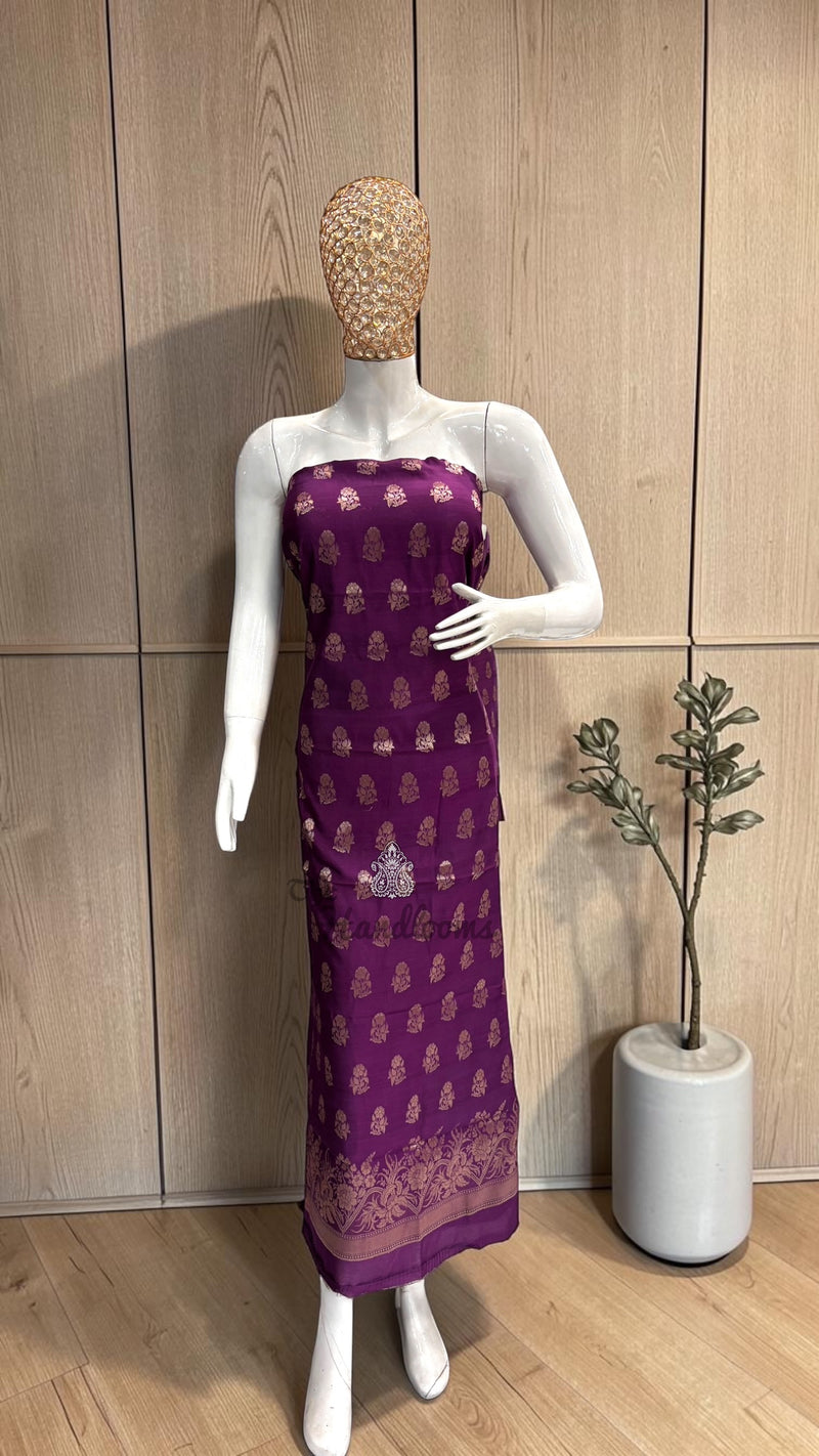 Pure Chiniya Silk Handlooms Banarasi Dress material