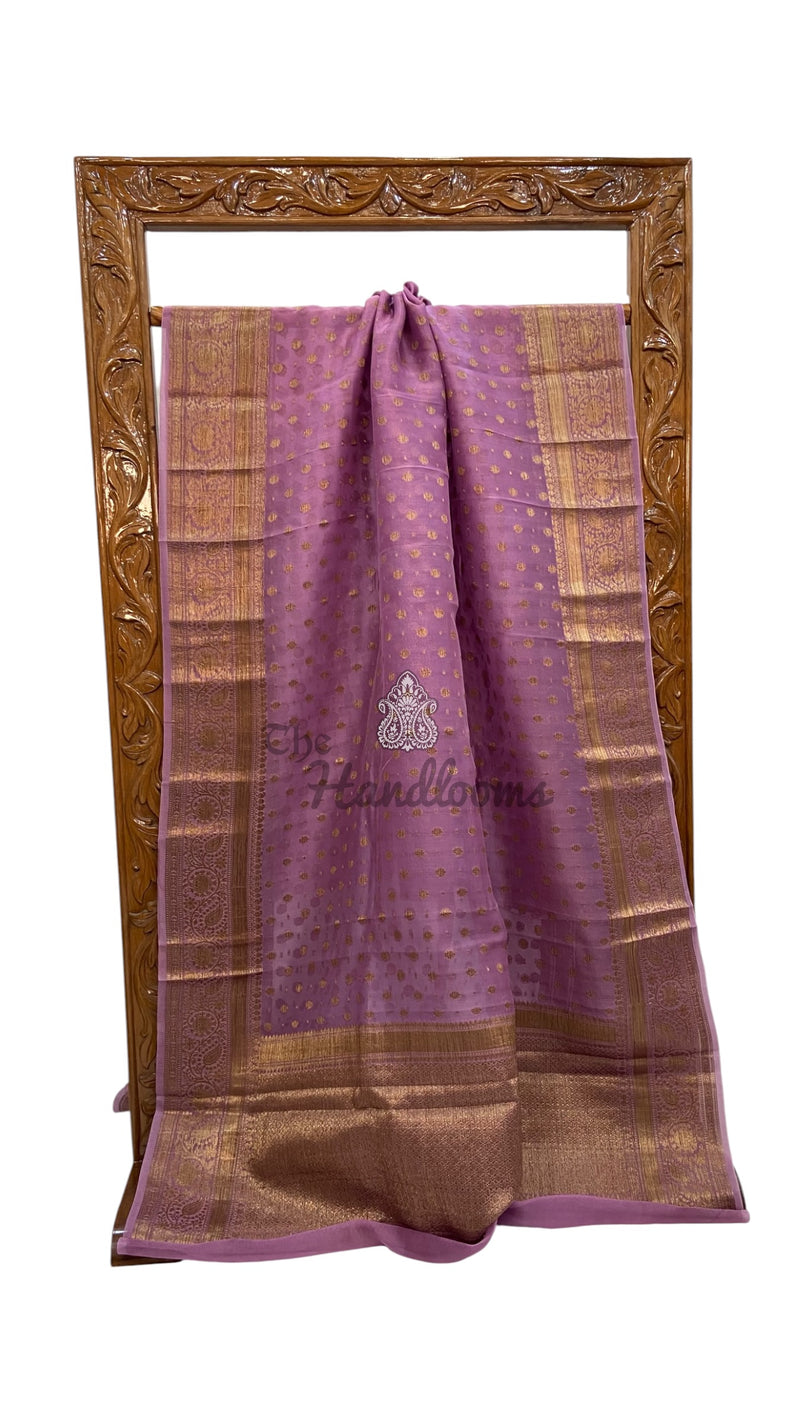 Pure Kora Handloom Banarasi Saree