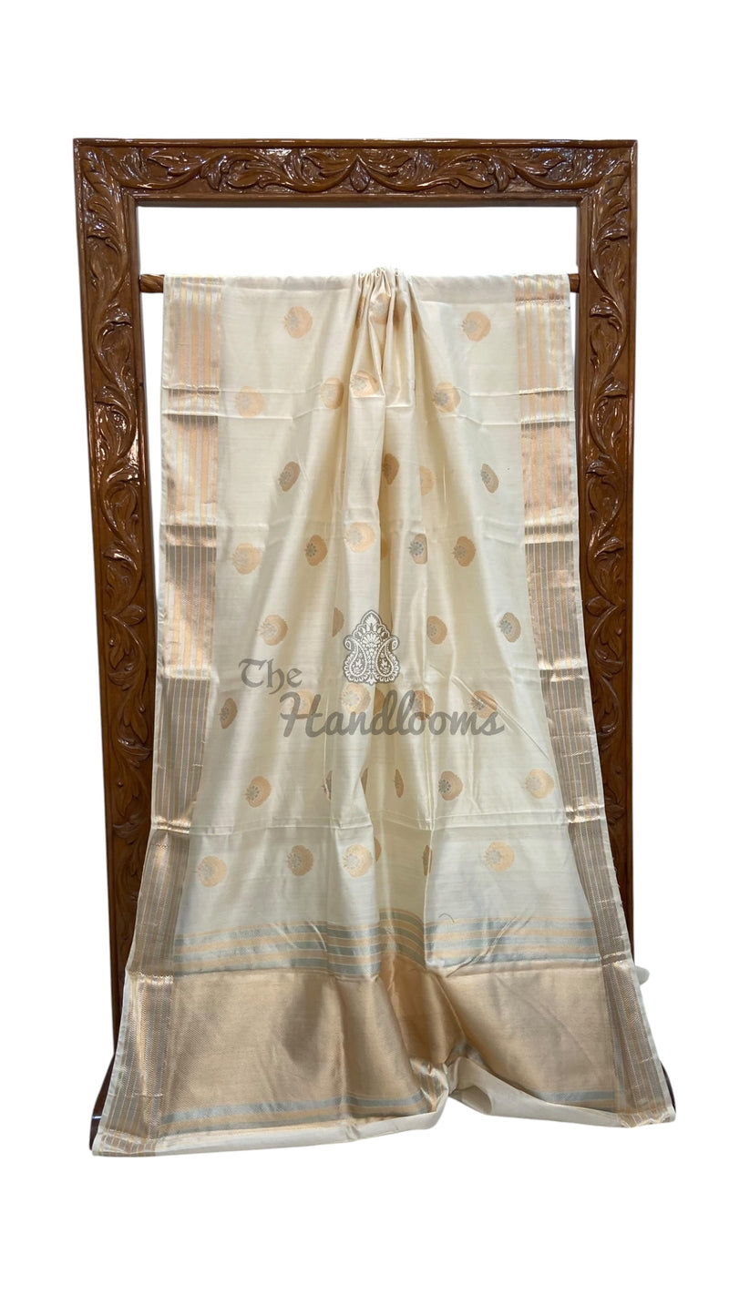 Pure Chiniya Silk Handloom Banarasi Saree