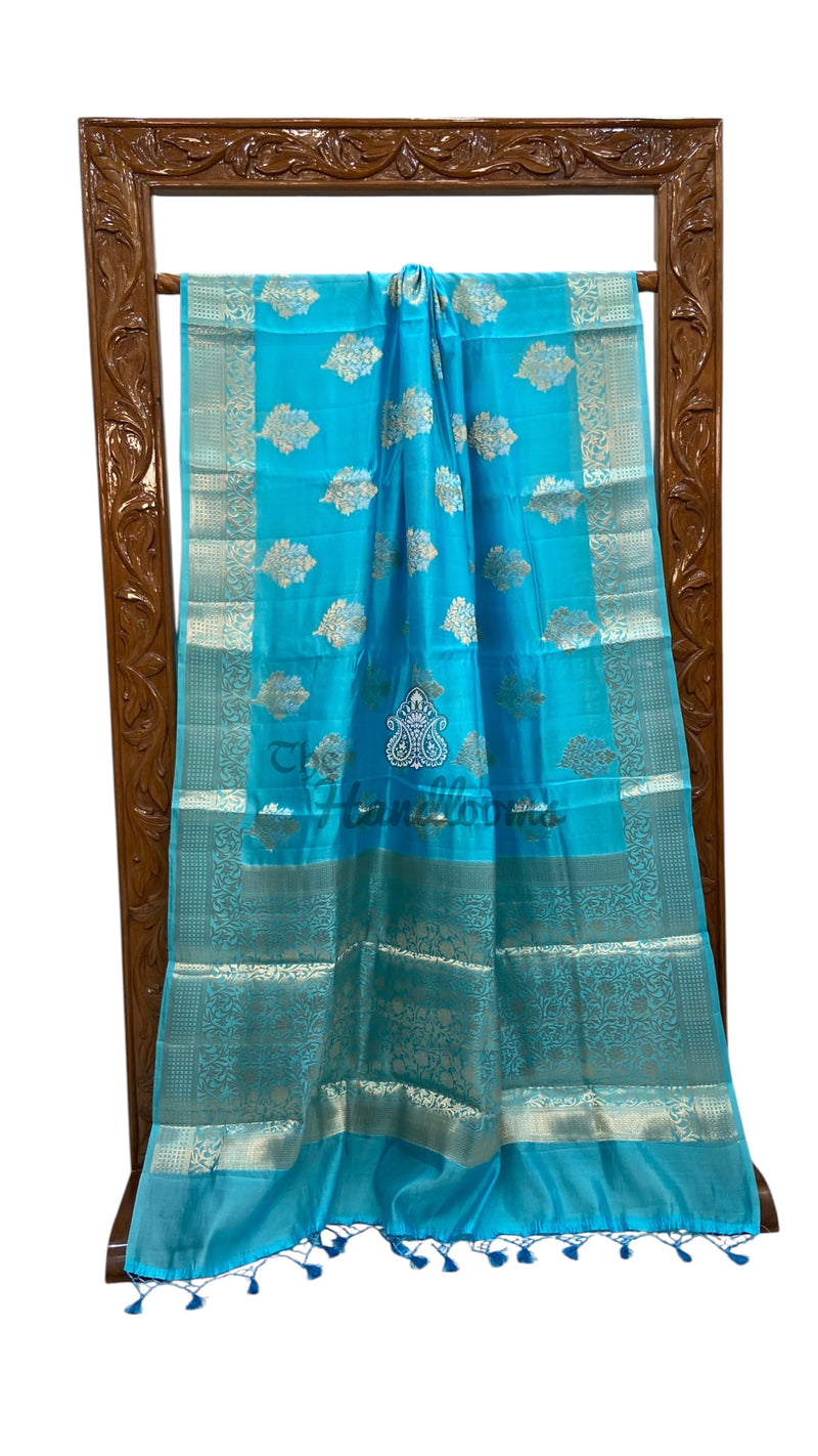 Pure Mango Silk Banarasi Handloom Saree