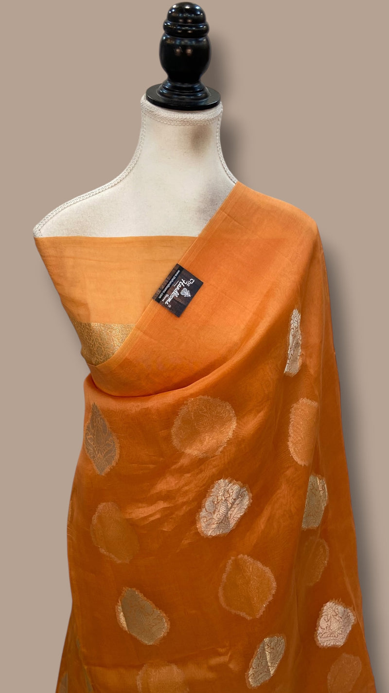 Pure Kora Handloom Banarasi Saree