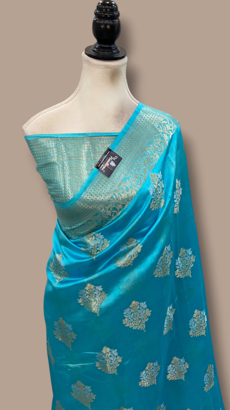 Pure Mango Silk Banarasi Handloom Saree