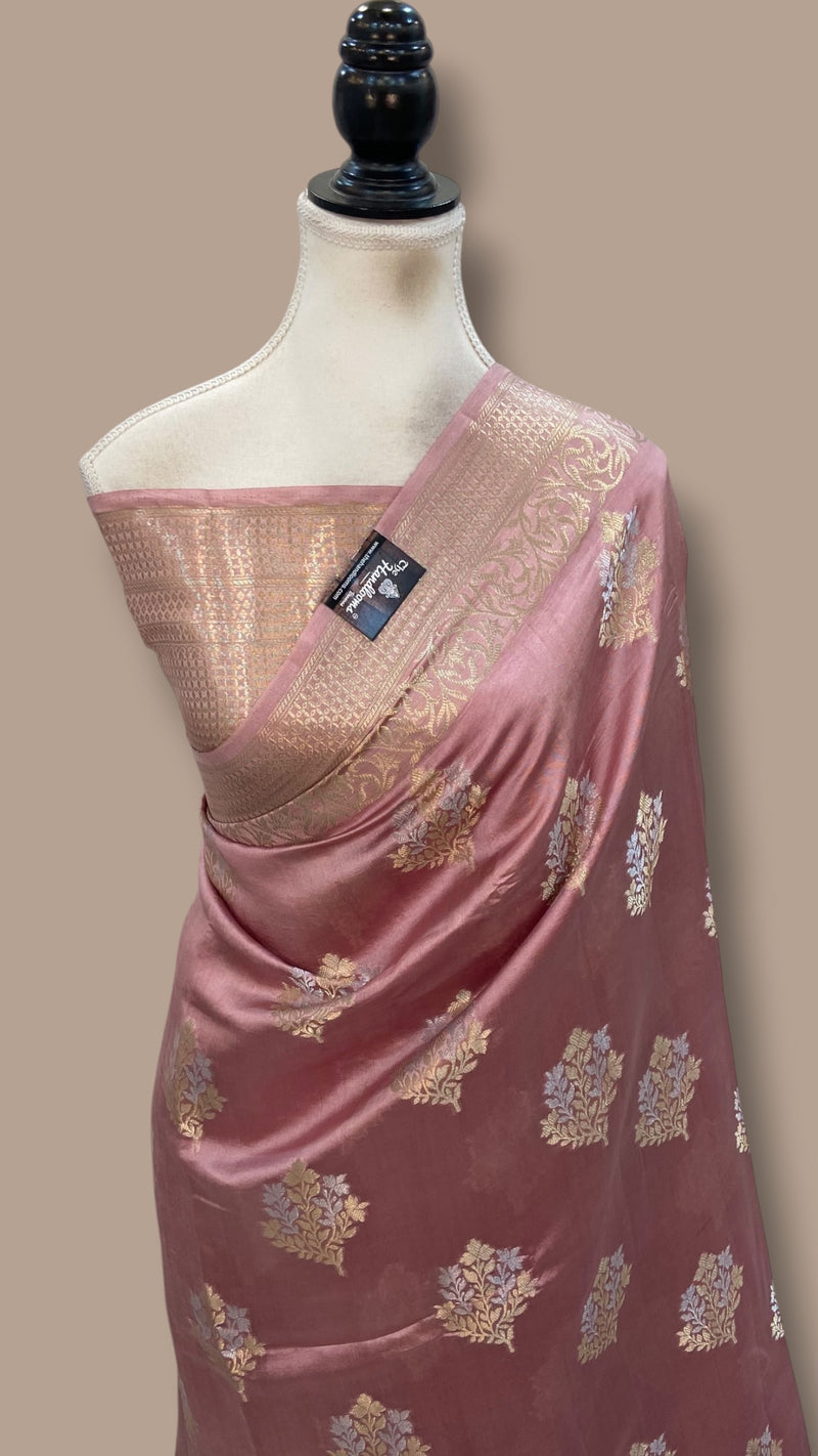 Pure Mango Silk Banarasi Handloom Saree