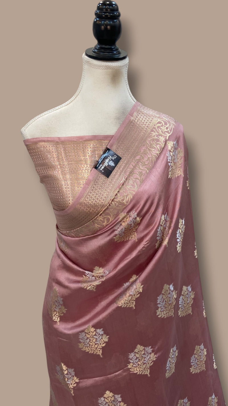 Pure Mango Silk Banarasi Handloom Saree