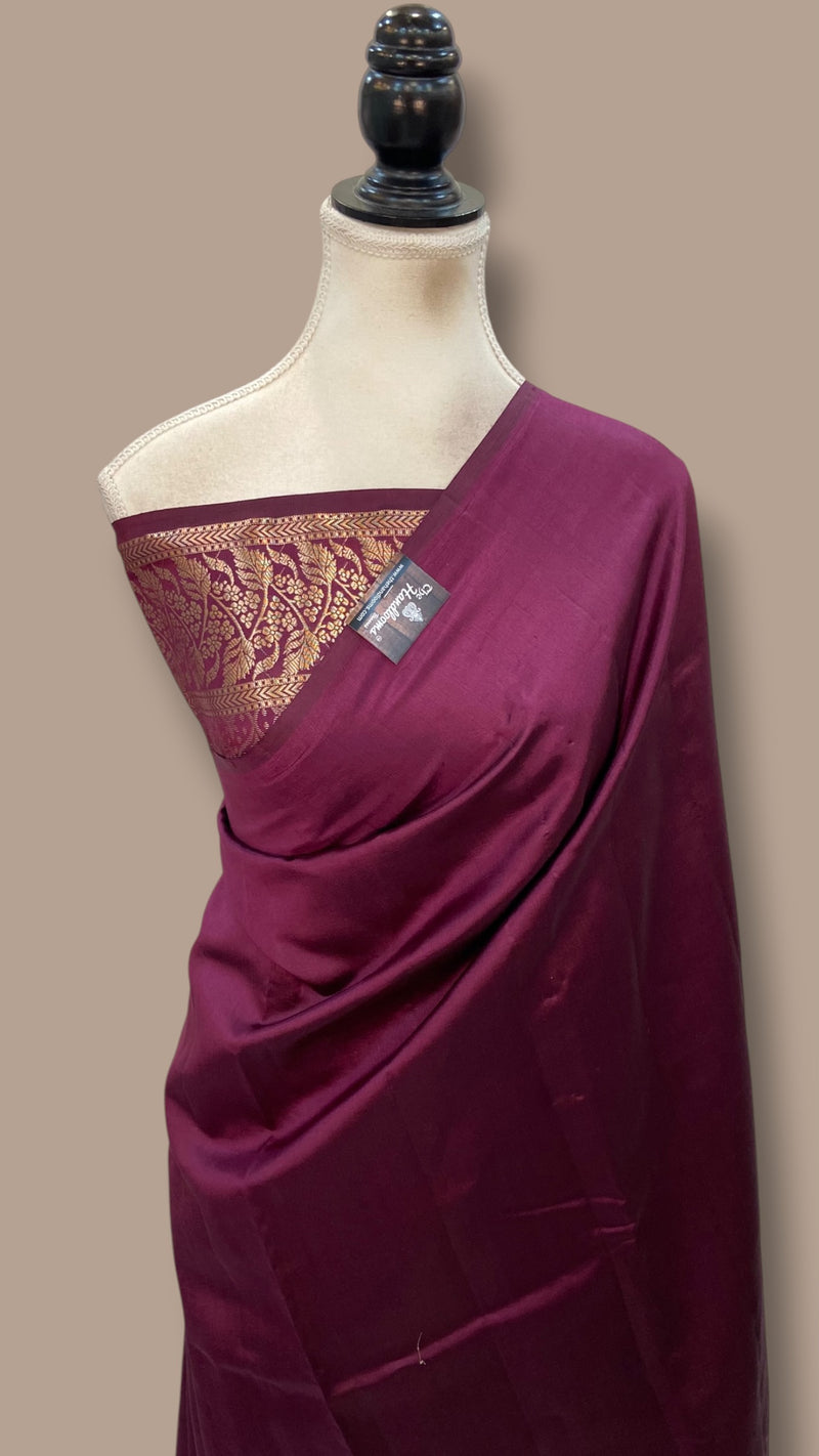 Pure Mango Silk Banarasi Handloom Saree