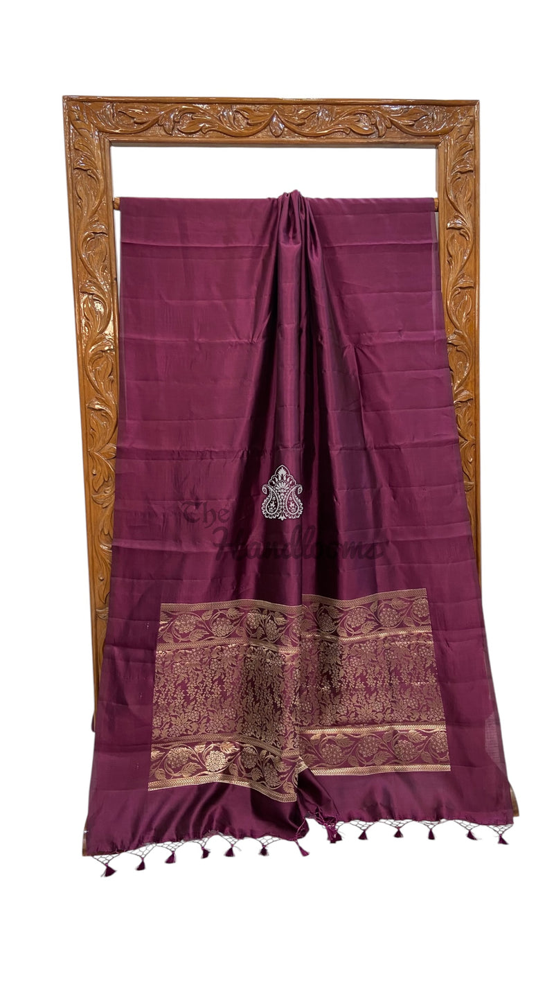 Pure Mango Silk Banarasi Handloom Saree