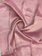 Pure Kora Silk Handloom Banarasi Fabric - The Handlooms