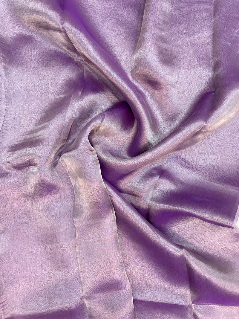 Pure Kora Silk Handloom Banarasi Fabric - The Handlooms