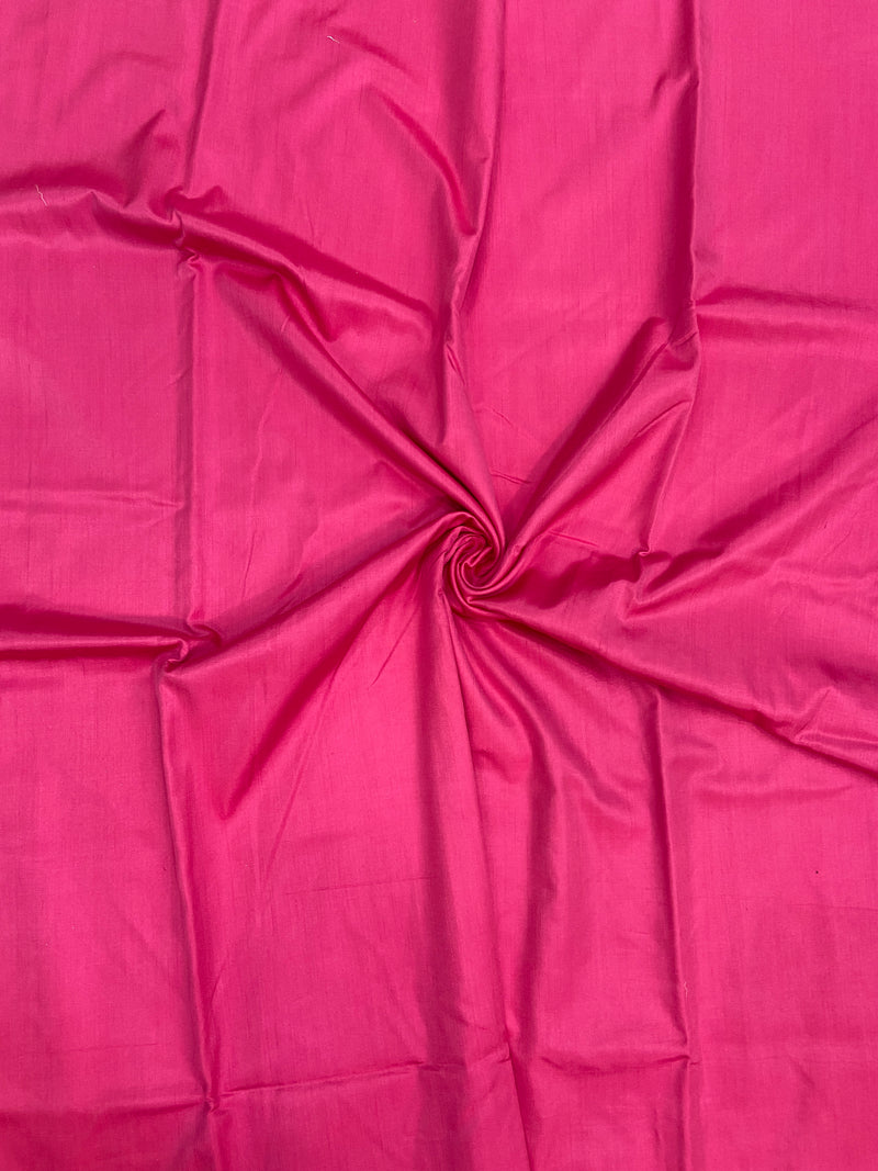 Pure Katan Chiniya Silk Handloom Banarasi Fabric - The Handlooms