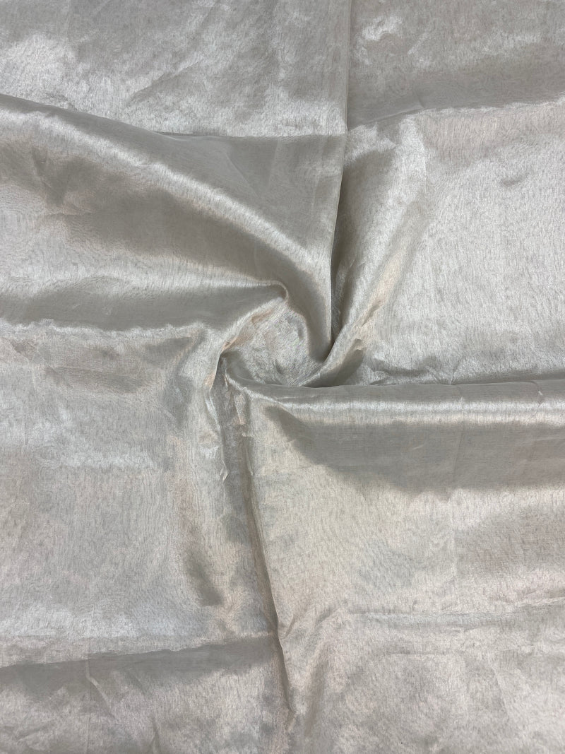 Pure Kora Silk Handloom Banarasi Fabric - The Handlooms