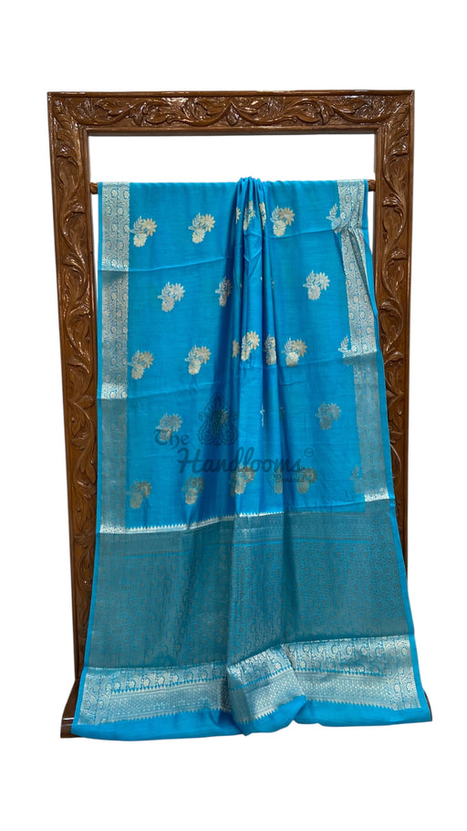 Pure Chiniya Silk Handloom Banarasi Saree - The Handlooms