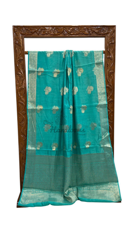 Pure Chiniya Silk Handloom Banarasi Saree - The Handlooms