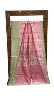 Pure Chiniya Silk Handloom Banarasi Saree - The Handlooms