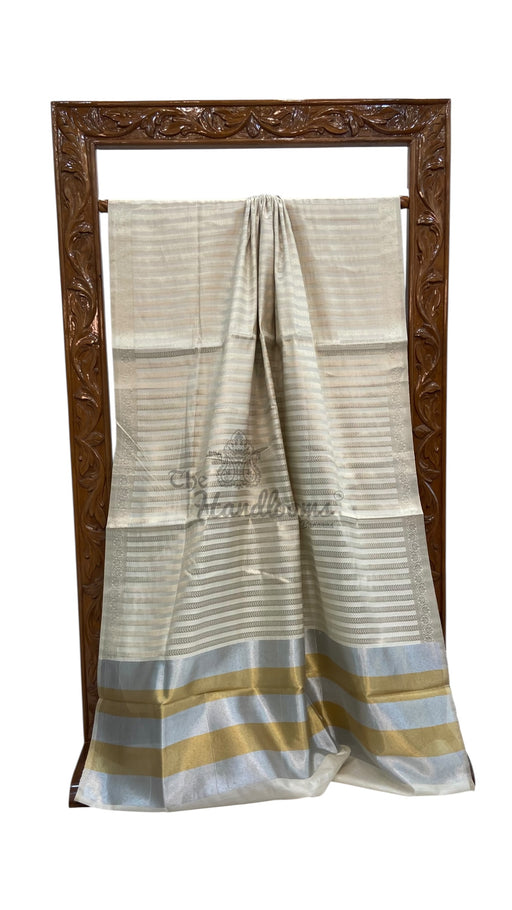 Pure Chiniya Silk Handloom Banarasi Saree - The Handlooms