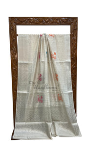 Pure Chiniya Silk Handloom Banarasi Saree - The Handlooms