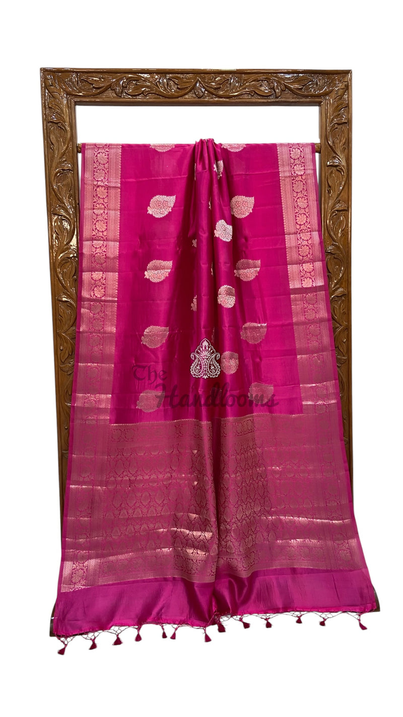 Pure Mango Silk Banarasi Handloom Saree