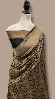 Pure Katan Silk Banarasi Handloom Saree - Tanchui Brocade - The Handlooms