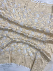 Pure Khaddi Georgette Handloom Dupatta - The Handlooms