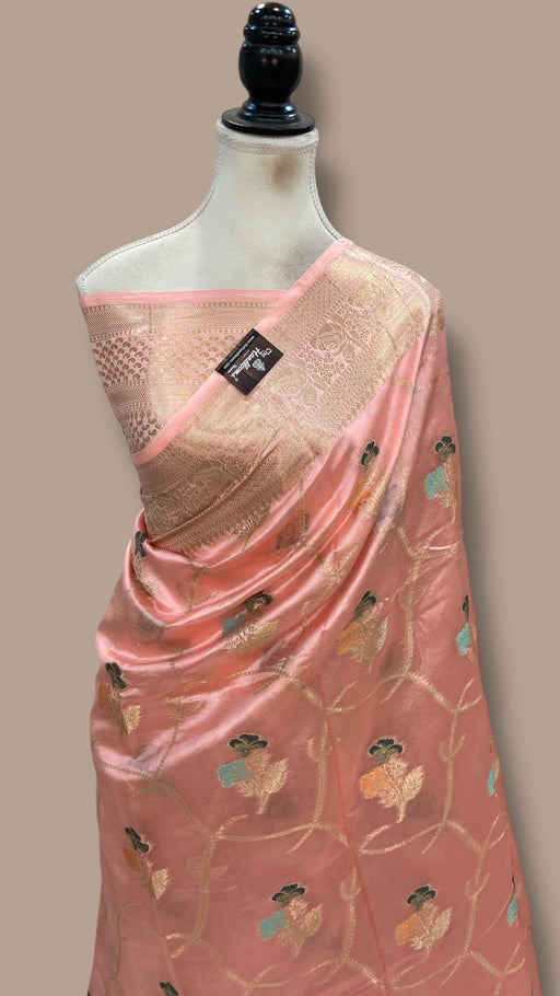 Pure Dupion Silk Banarasi Saree - The Handlooms