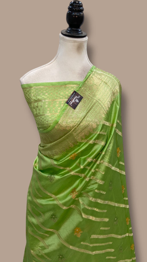 Pure Dupion Silk Banarasi Saree - The Handlooms