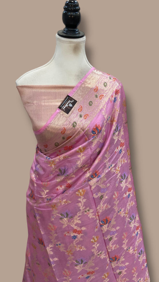 Pure Tussar Silk Handloom Banarasi Saree - The Handlooms