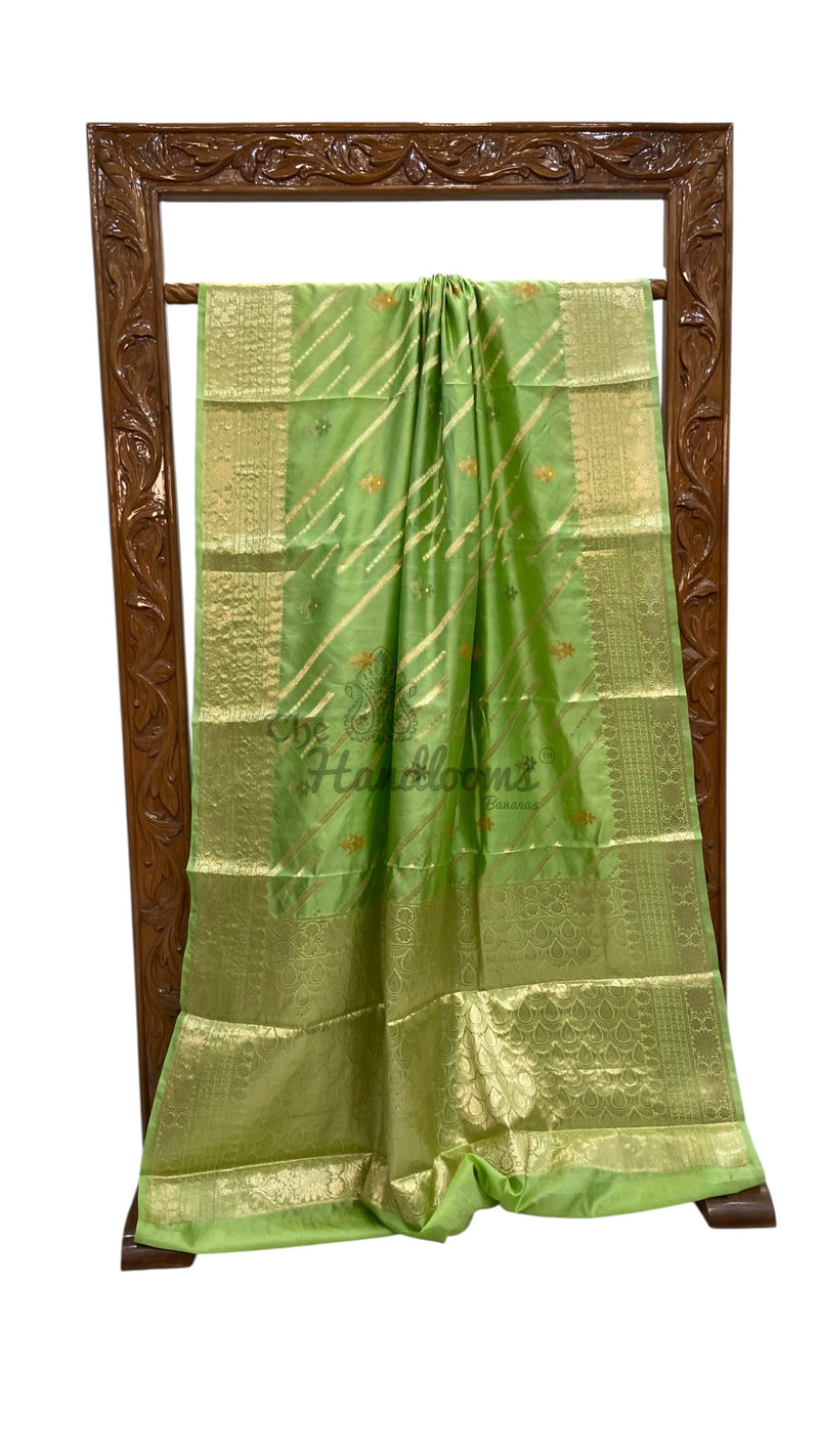 Pure Dupion Silk Banarasi Saree - The Handlooms