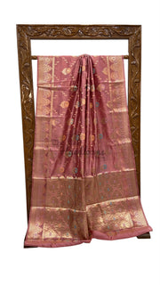 Pure Dupion Silk Banarasi Saree - The Handlooms