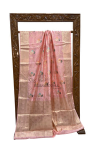 Pure Dupion Silk Banarasi Saree - The Handlooms