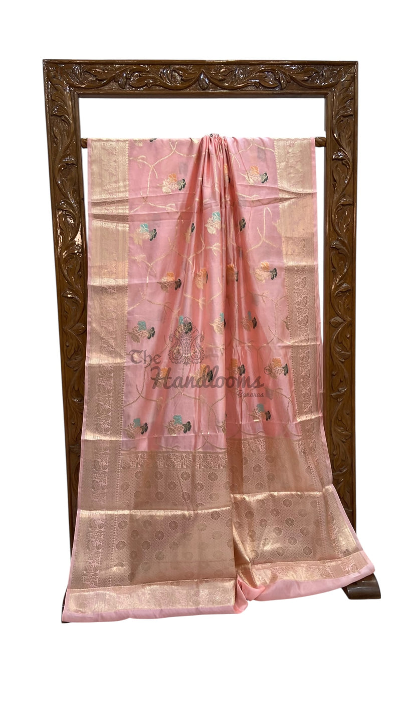 Pure Dupion Silk Banarasi Saree - The Handlooms