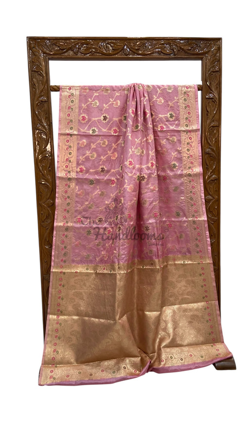 Pure Tussar Silk Handloom Banarasi Saree - The Handlooms
