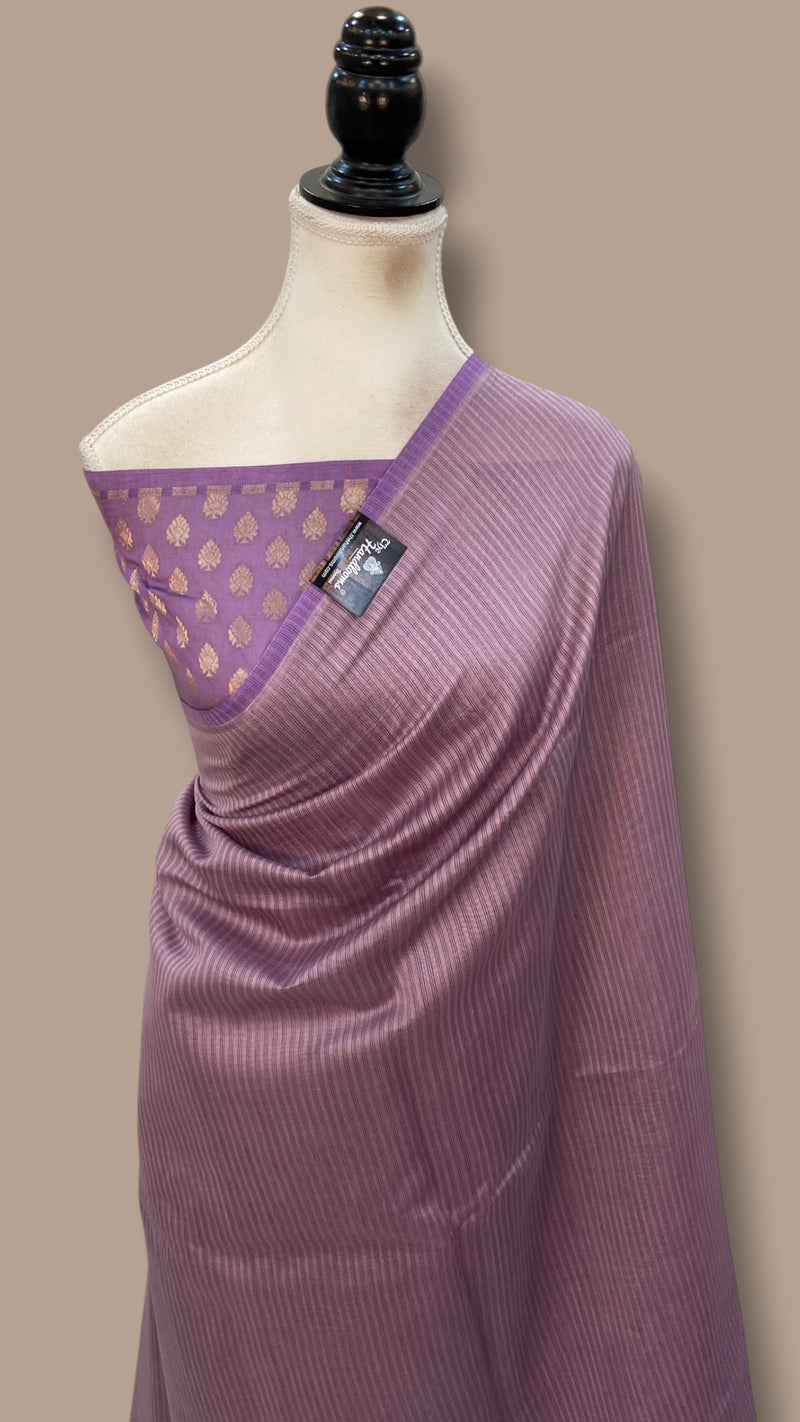 Pure Malmal Silk Handloom Banarasi Saree