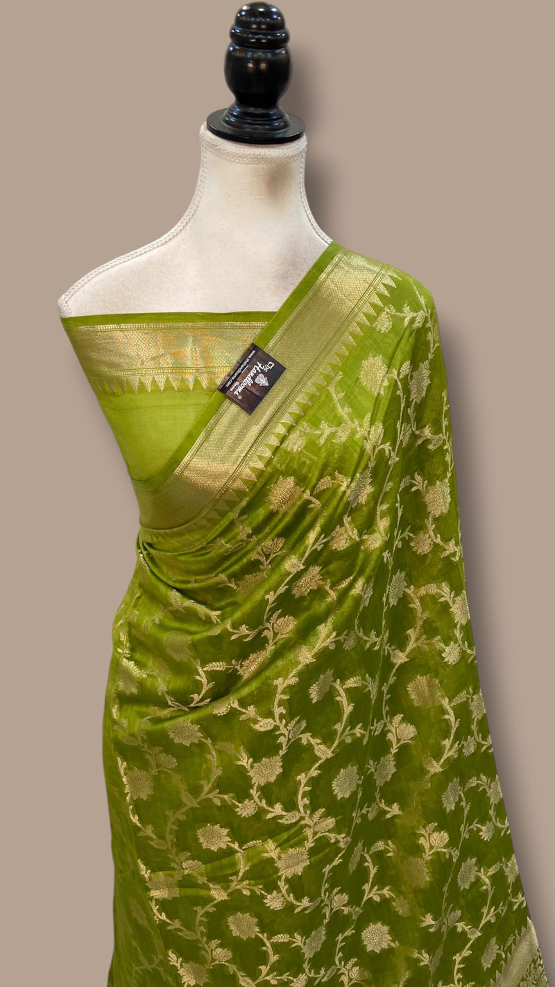 Pure Cotton Banarasi Handloom Saree