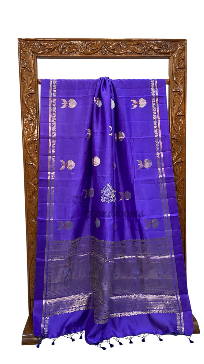 Pure Mango Silk Banarasi Handloom Saree