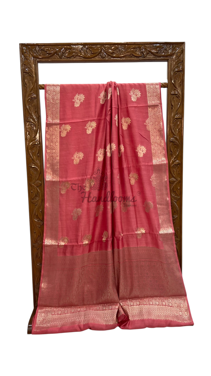 Pure Chiniya Silk Handloom Banarasi Saree - The Handlooms